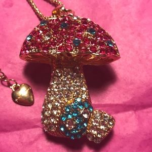 Cute mushroom necklace